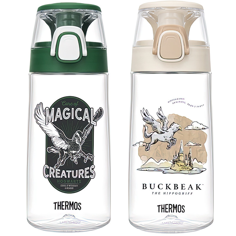膳魔师儿童直饮杯上学专用男女外出夏季塑料冷水壶哈利波特联名款