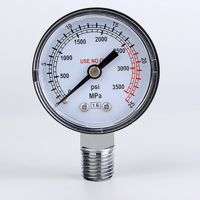 AEROTECH 泰科爱尔 AR压力表铜压力计 减压阀替换表 A系列黄铜