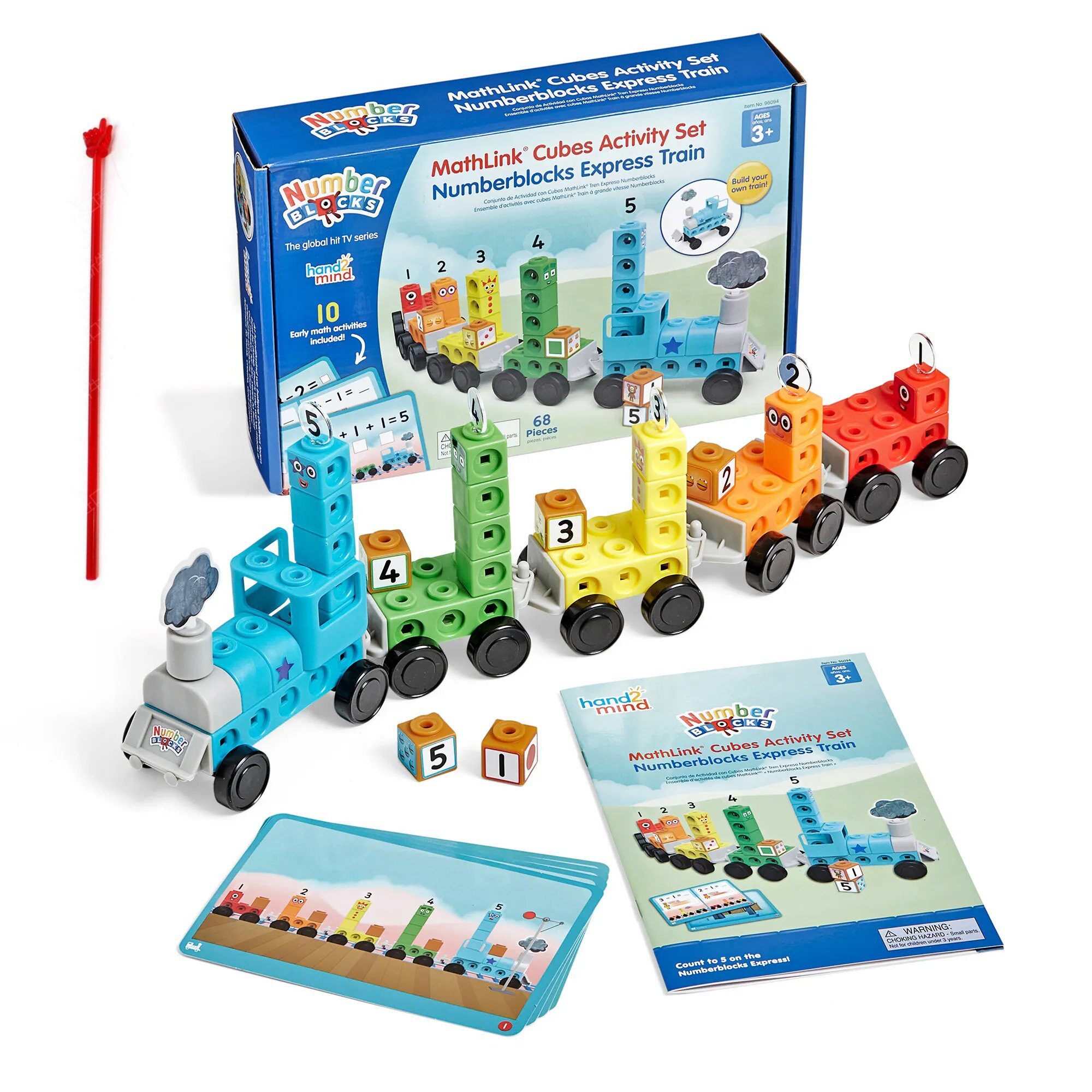 数字积木快速列车Numberblocks联名hand2mind美国儿童玩具3岁+