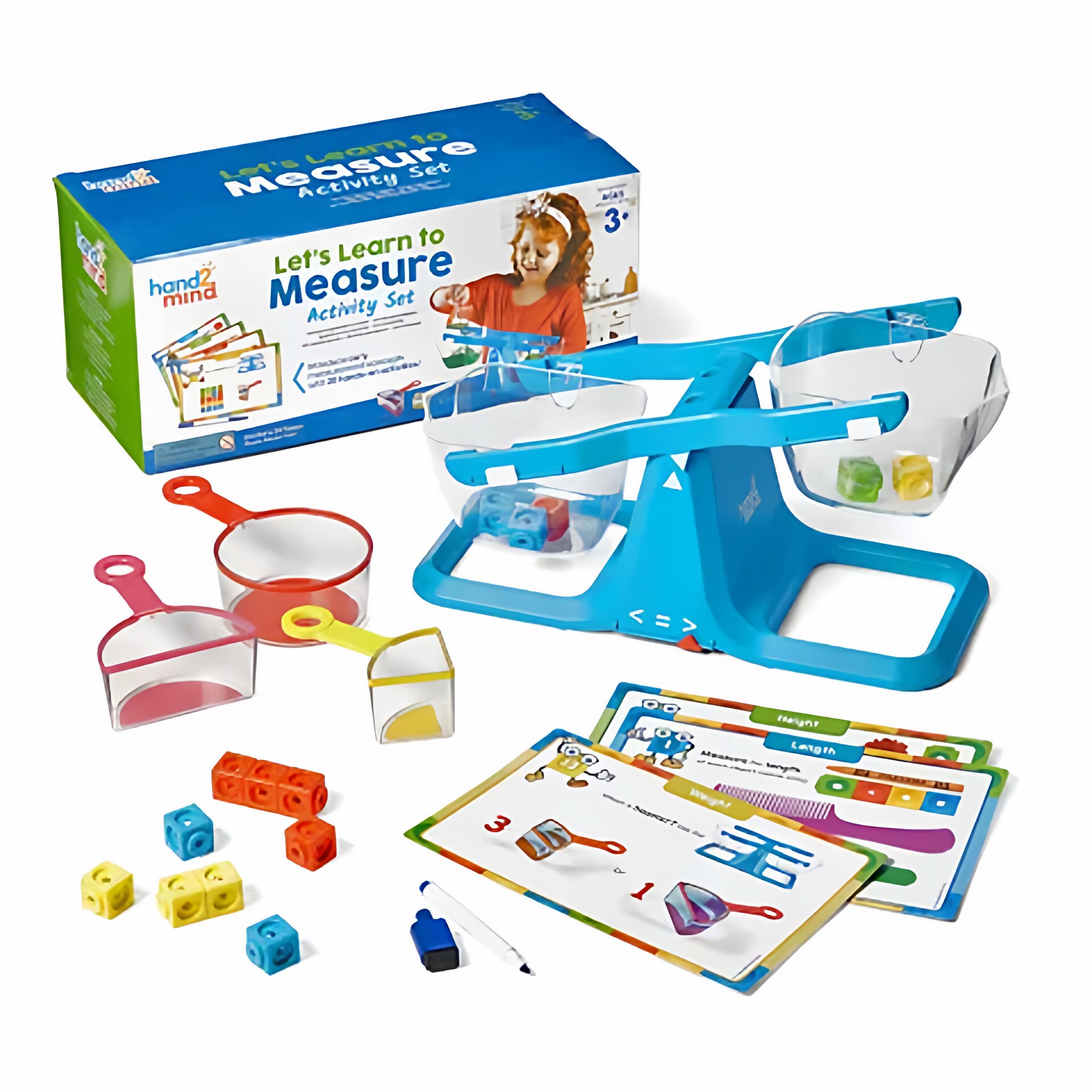 美国LR计量天平豪华套装数感培养hand2mind儿童数学玩具幼儿园3岁