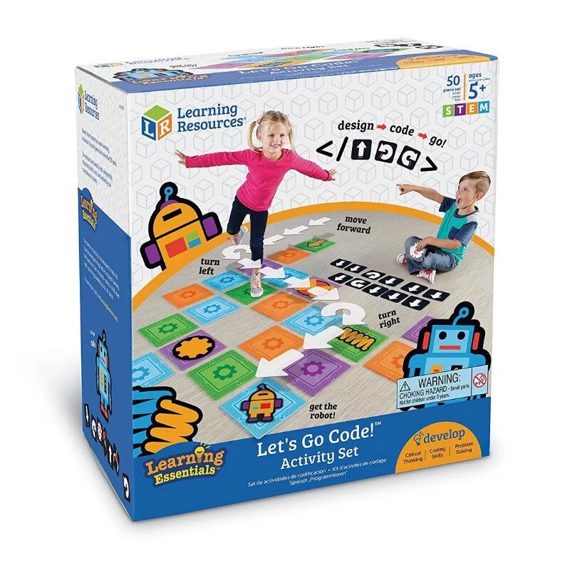 美国Learning Resources简易编程儿童益智stem玩具5岁+