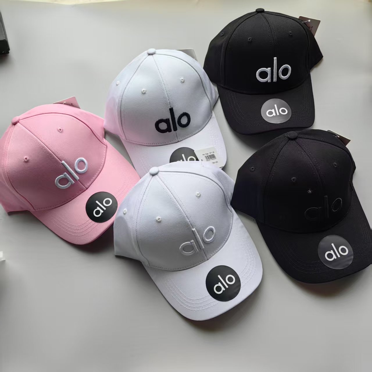 ALO YOGA新款瑜伽帽子男女硬顶棒球帽鸭舌帽情侣款透气运动防晒帽
