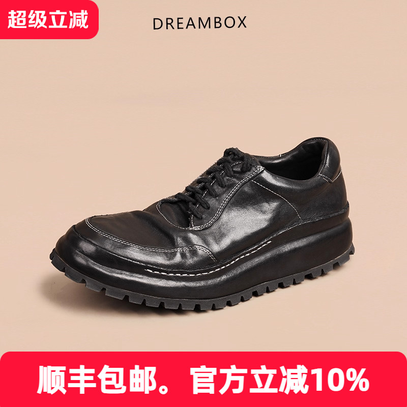 钧博vibram防滑耐磨马皮工装鞋