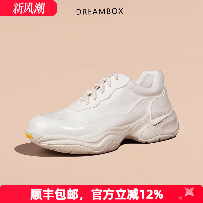 春夏新款纯手工马皮透气老爹鞋