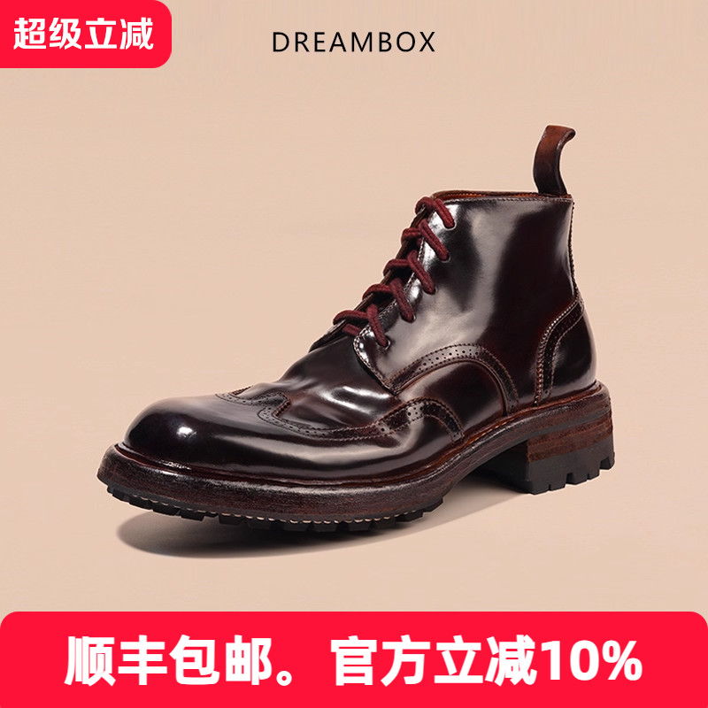 英伦风马丁靴固特异男士皮靴