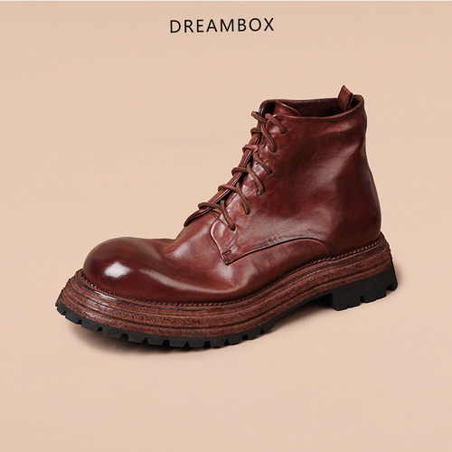 dreambox马皮马丁靴防滑耐磨男靴