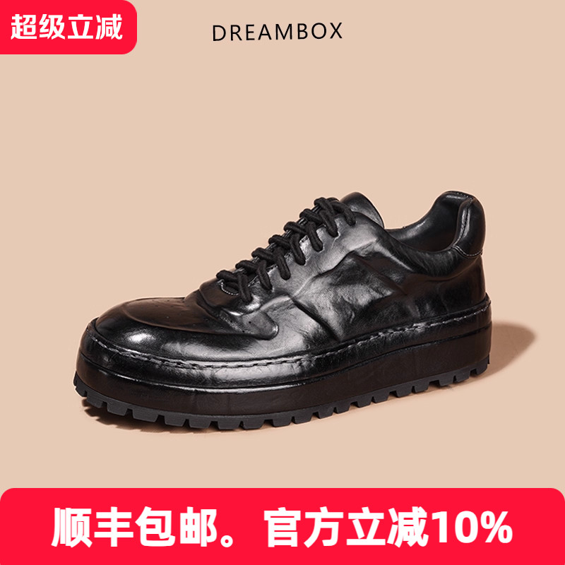 夏季透气马皮水洗板鞋