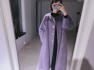 紫色金扣大气场外套Y 年度性价比 限时特价 非常时期只为接单