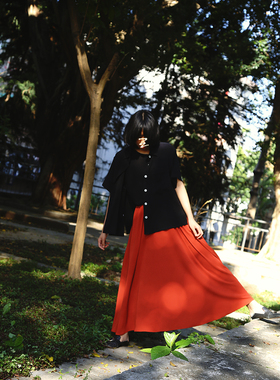 终结者!日本进口黑色三醋酸天花板面料蕞后①款 经典箱型短袖衬衫