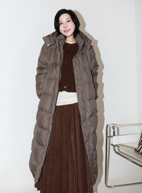 【95%白鹅绒】PENNYPENG北极圈冬季保暖蓬松连帽鹅绒羽绒服外套