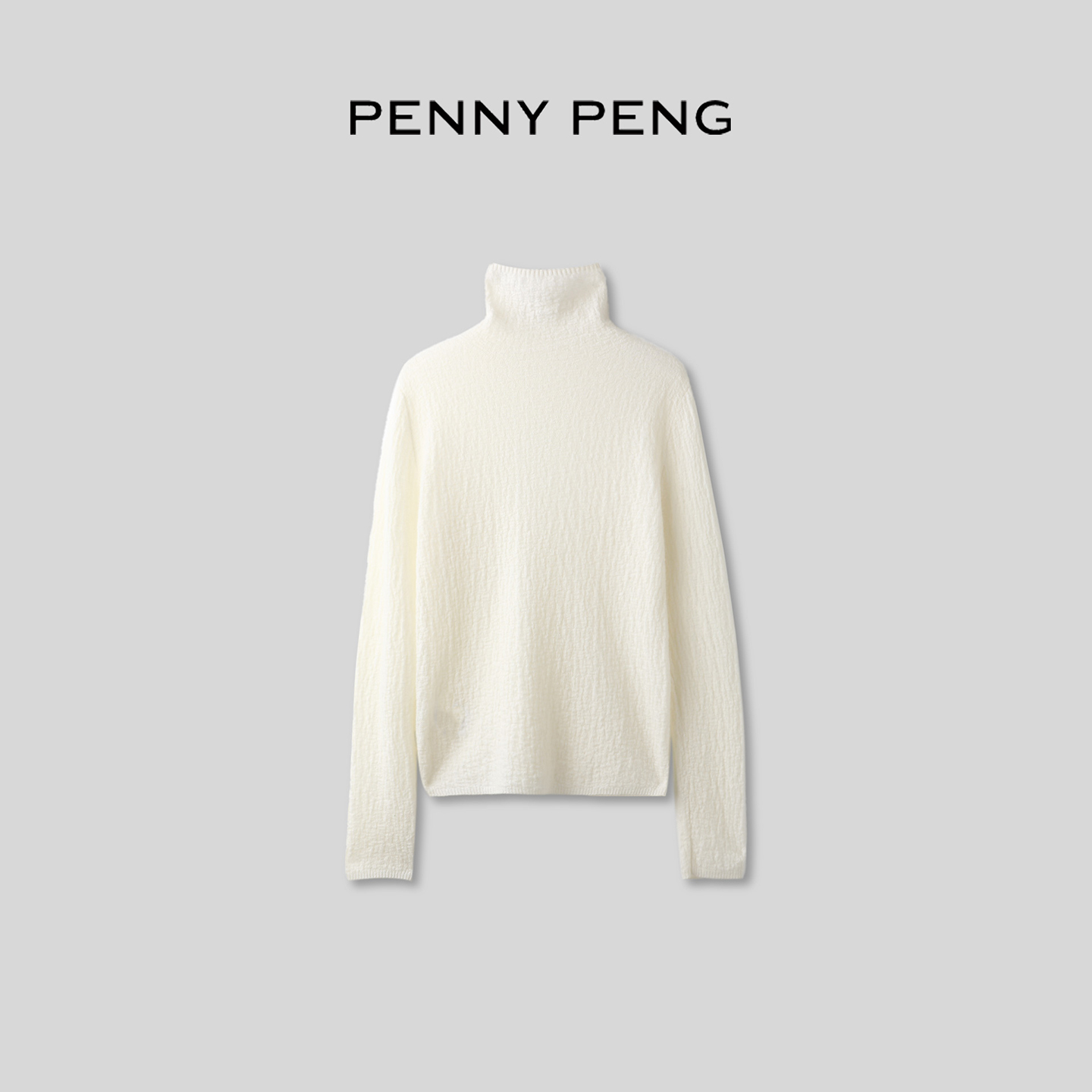 保暖羊绒自由领设计感打底衫