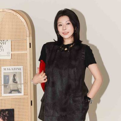 PENNYPENG 蝶舞夏夜 非遗鎏金蝴蝶上久楷圆领新中式真丝马甲