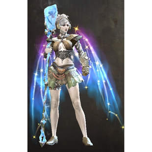 激战2冰霜之花法杖皮肤商城道具黑狮宝石含wegame