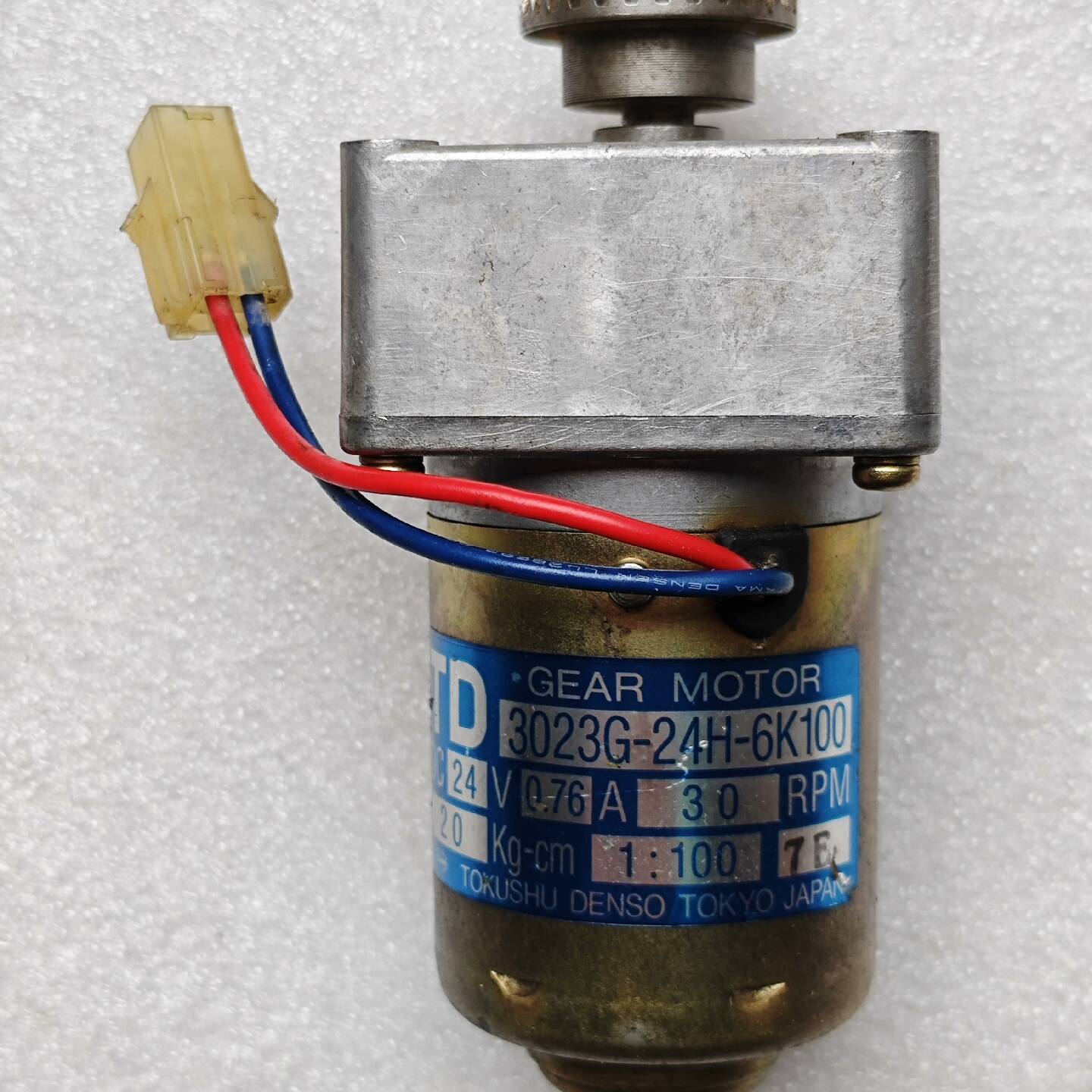 请询价-拆机TOKUSHU减速电机TD3023G-24H-6K100