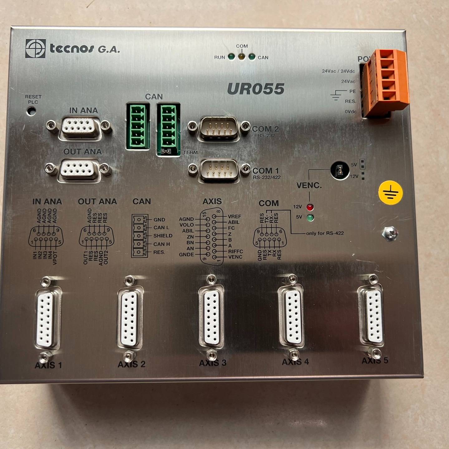 请询价-TECNOS G.A.银瑞玻璃切割机控制器 H2UR5500