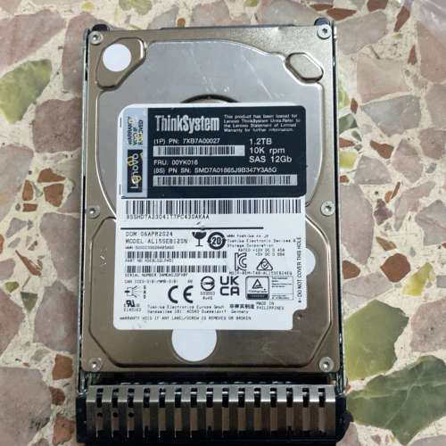 请询价；全新 7XB7A00027   1.2TB 硬盘