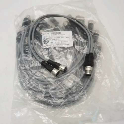 请询价；兴威联M12 4芯公头转2M12 4芯母头SCAC-M12Y