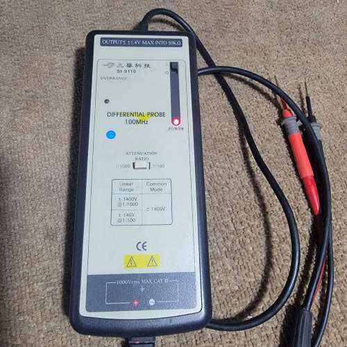 请询价；三华科技SI9110高压差分探头100mhz带宽，最高140