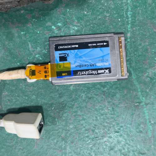 请询价；全新美国3com 3cxfe575ct笔记本网卡，自带隐藏弹