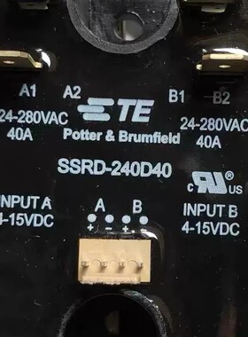 请询价-泰科固态继电器 SSRD-240D40 40A 现货议价