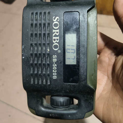 请询价；sorbo太阳能手摇数显收音机，机器正常开机能收到台，还