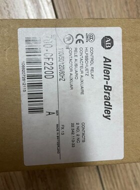 请询价-ALLEN BRADLEY 700-CF220D 新品 RE
