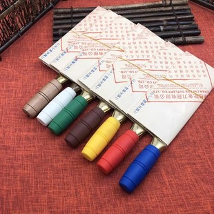 香港正品陈枝记2号胶柄不锈钢小片刀酒楼酒店切片切丝菜刀厨师刀