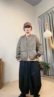 棒球服薄款 棉服女短款 保暖外套长60胸120 新款 2025秋季