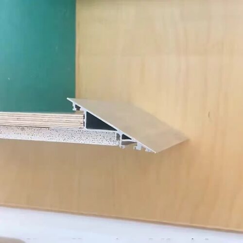 悬浮吊顶反光洗墙铝灯槽弧形折弯