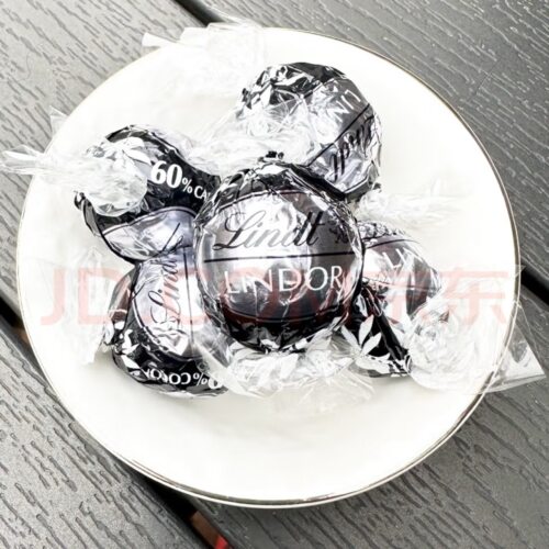 新货Lindt瑞士莲软心巧克力60%70%黑巧克力休闲网红零食包邮