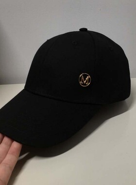 女士春夏百搭棒球帽潮人街头遮阳鸭舌帽男女白色黑色帽子时尚休闲