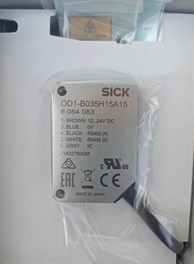 OD1-B035H15U25传感器全新现货询价货号6054083新旧全系列可订货