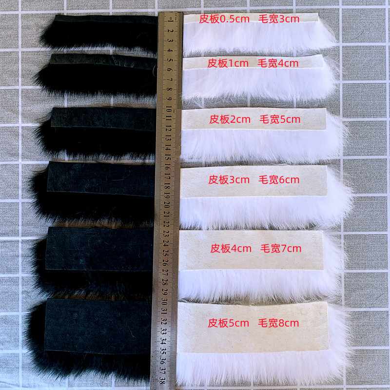 白色兔毛平条手工辅料服装旗袍包花边条唐装虎头鞋帽装饰皮草嵌条,居家布艺,花边,淘宝优惠券,粉丝福利购,淘宝优惠卷