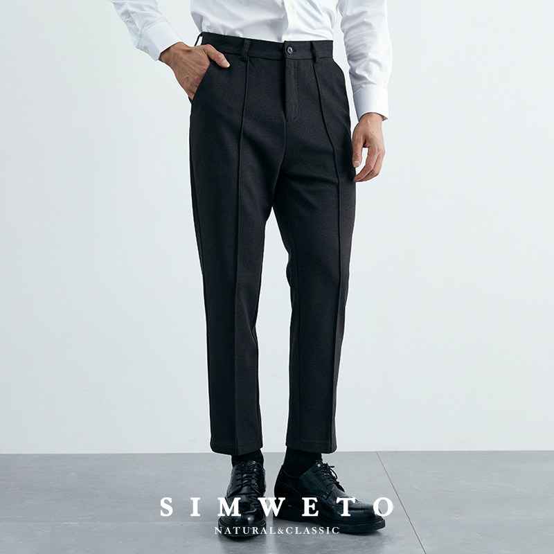 SIMWETO商务休闲加厚休闲裤
