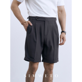 绅士凉感 裤 那不勒斯短裤 透气舒适垂感商务休闲绅装 英伦男士 春季