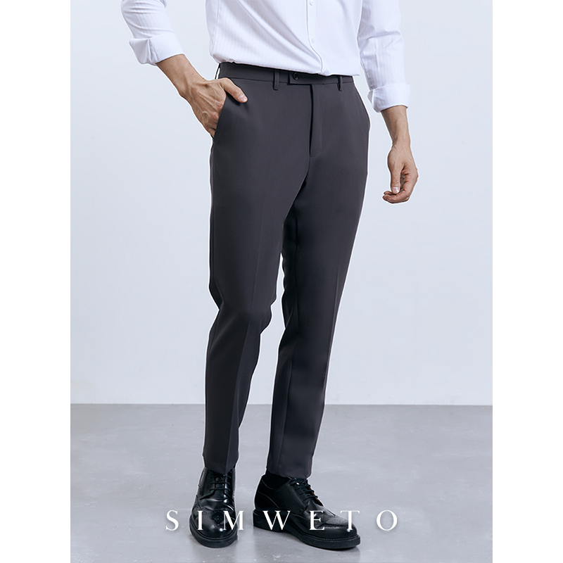 直筒显高高级感休闲裤