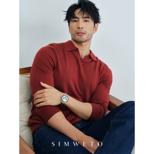 桑蚕丝+绵羊毛针织羊毛衫