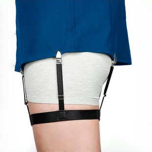 衬衫下摆固定夹男无痕神器衬衣上衣拉直防皱防溜出可调节款吊袜带