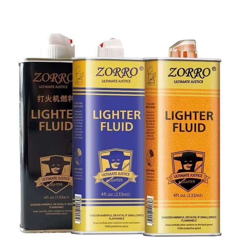 清香型zorro佐罗打火机煤油燃油燃料专用油通用火机油火石棉芯