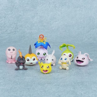 数码宝贝系列 滚球兽 迪哥兽 独角兽 布加兽 种子兽手办桌面摆件