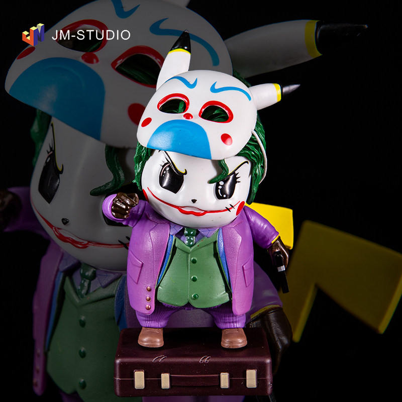 神奇宝贝系列GK 皮卡丘COS小丑 希斯杰克Q版手办礼物模型桌面摆件