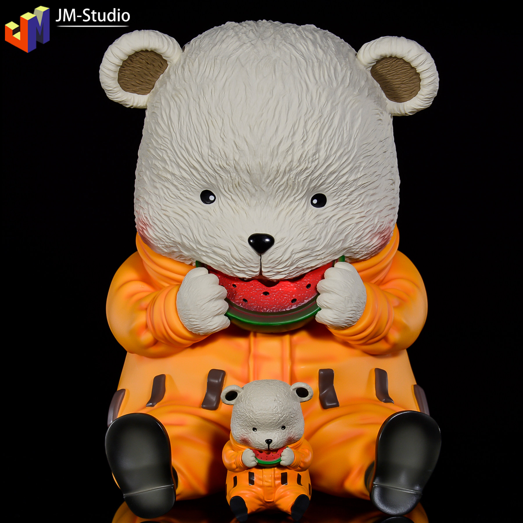 海贼王gk大比例萌物系列 吃瓜 贝波熊 吃货手办可爱模型摆件雕像