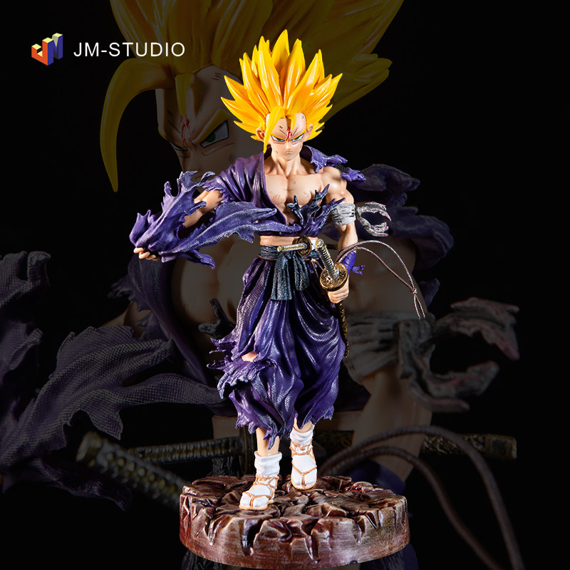 七龙珠武士布罗利孙悟饭手办模型