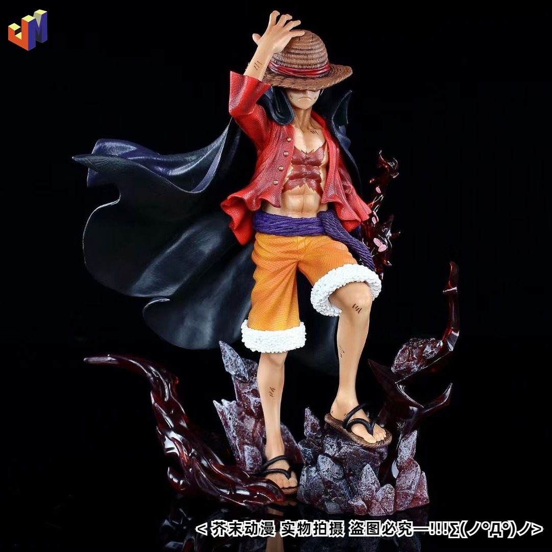 海贼王手办gk lx pop 四皇尼卡路飞 鬼岛 手办模型摆件雕像礼物男