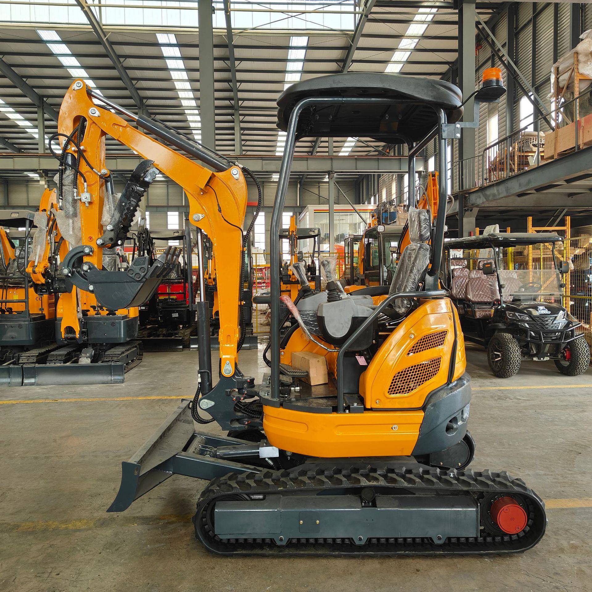 出口澳洲小型履带式挖掘机果园开沟挖掘装载机工程破碎挖掘机