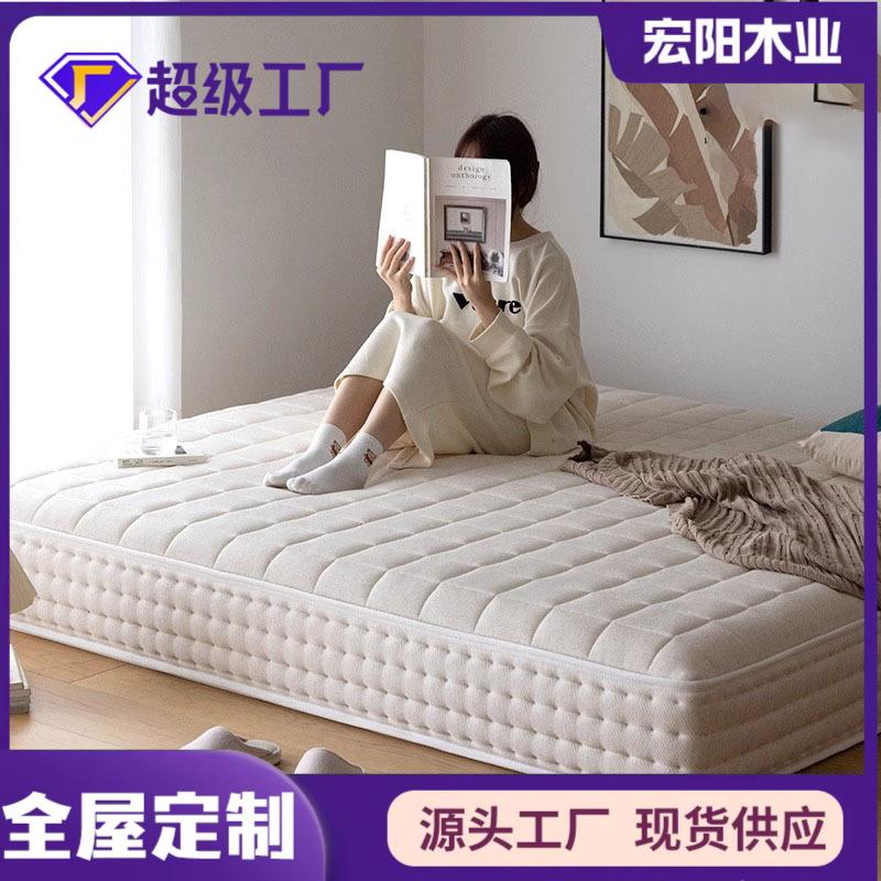 独立弹簧床垫家用软硬床垫子可拆洗25cm厚天然椰棕席梦思