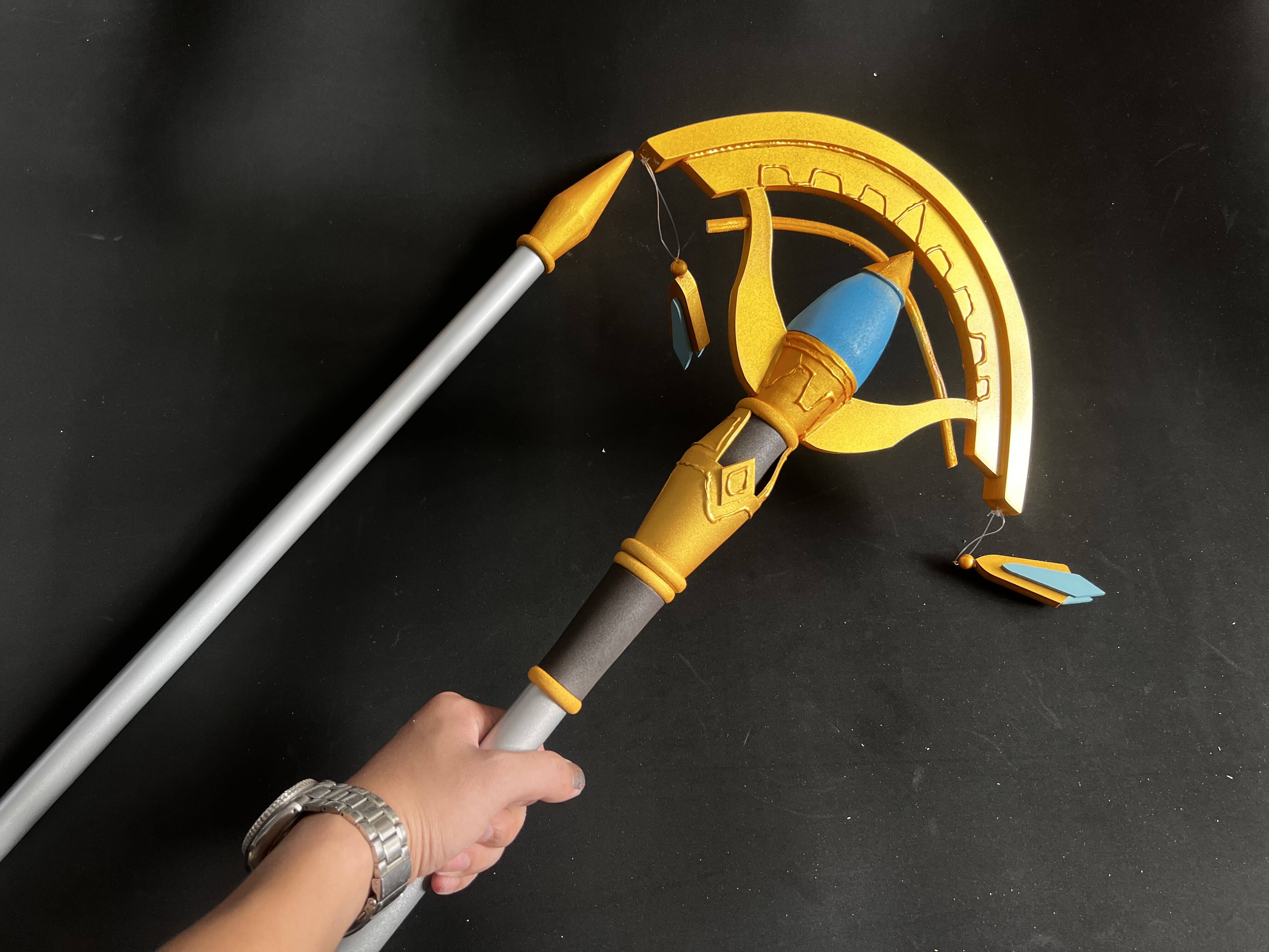 被驱逐出勇者队伍的白魔导师cos 洛伊德法杖cosplay道具