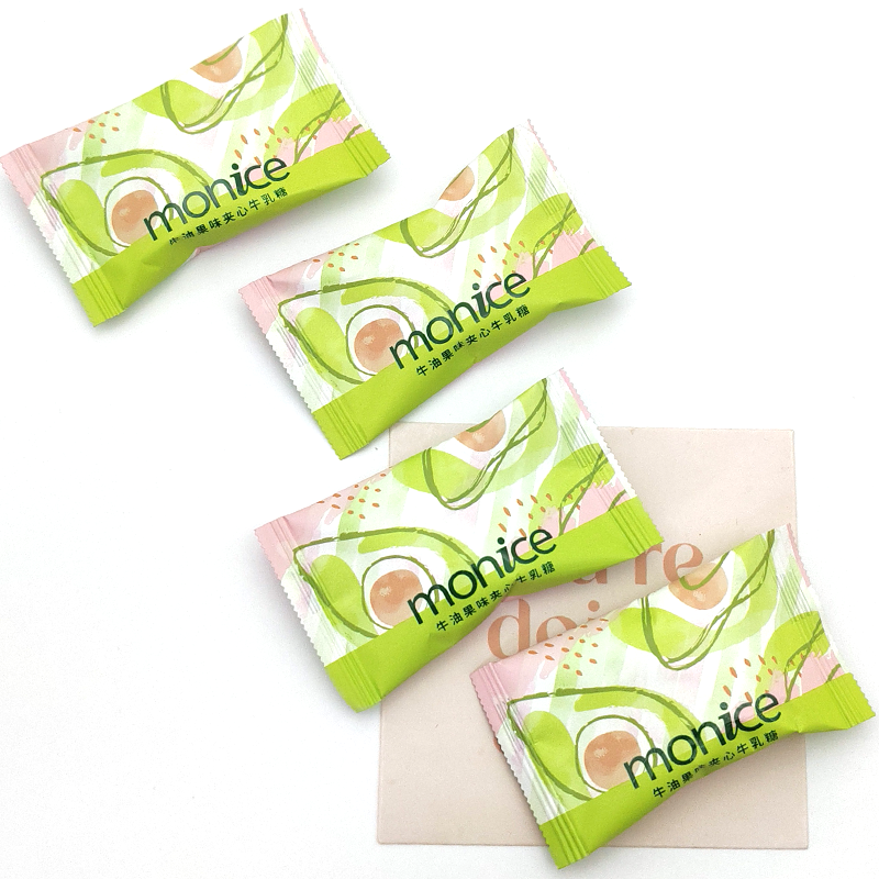 MONICE茉奈牛油果味夹心硬糖休闲零食糖果散装结婚高颜值喜糖批发