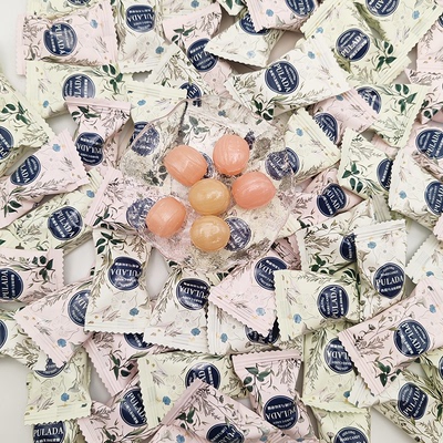 英国朴拉达PULADA白桃乌龙味硬糖水果糖西柚茉莉味喜糖散装零食