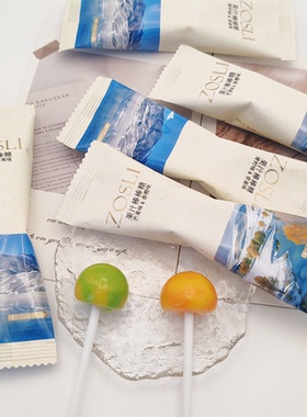 英国ZOSLI佐斯里小青柠苹果味果汁棒棒糖高颜值喜糖前台休闲零食